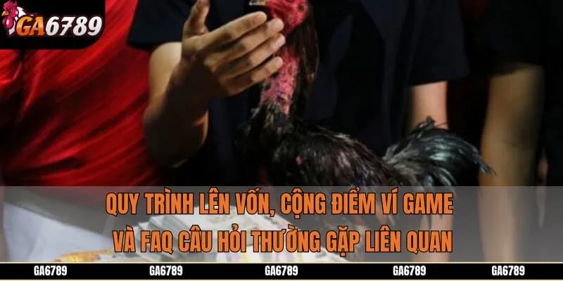 Quy trình lên vốn, cộng điểm ví game và FAQ liên quan