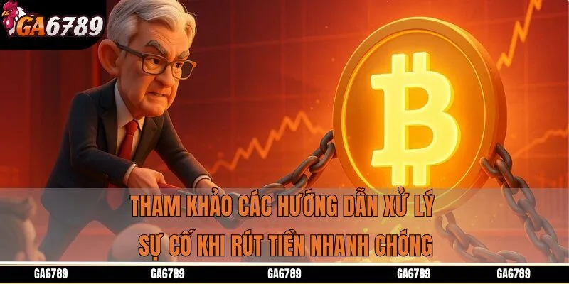 Tham khảo các hướng dẫn xử lý sự cố khi rút tiền nhanh chóng