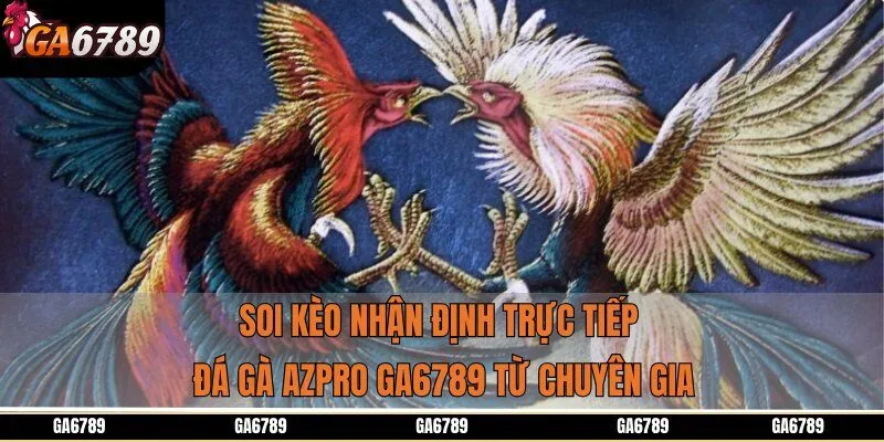 Soi kèo nhận định trực tiếp đá gà AZPRO GA6789 từ chuyên gia